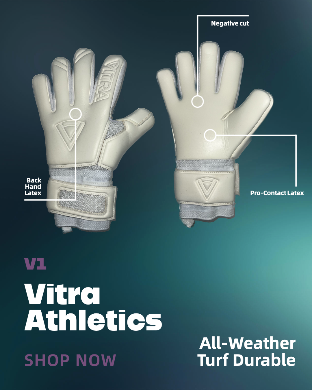 Contact latex goalkeeper gloves 2025